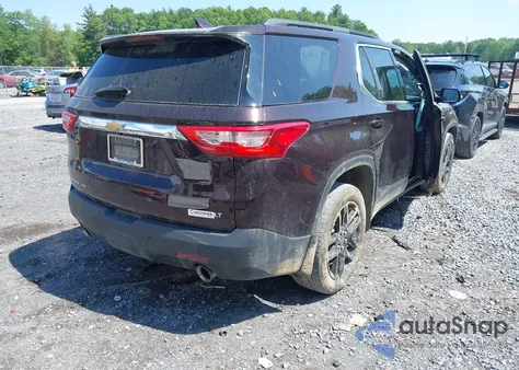 2020 Chevrolet Traverse Awd Lt Leather из США, поврежденный, VIN 1GNEVHKW9LJ214028